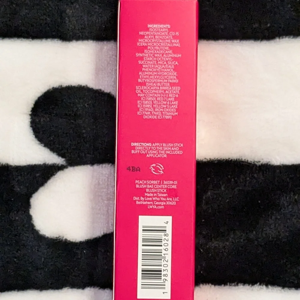 Peach Sorbet LWYA Blush BAE Center Core Blush Stick - New In Box - Picture 9 of 13